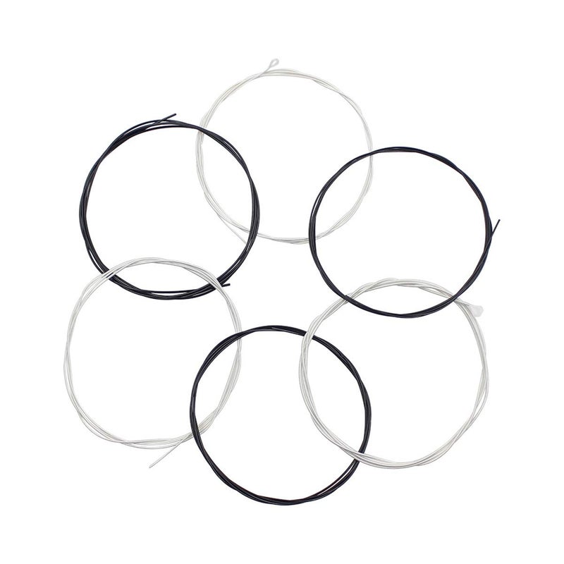 JYsun Classical Guitar Strings 3 full sets with Black Nylon for E-1st B-2nd G-3rd and Nylon Core Silver-Plated Copper Wound for D-4th A-5th E-6th - Image 2